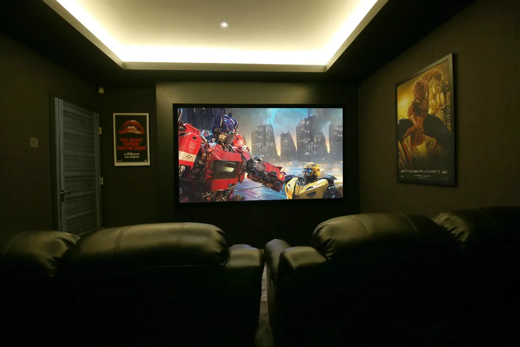 Internal picture of cinema room