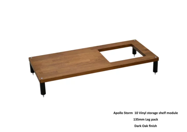 Atacama Apollo Storm 10 HIFI Modular hifi rack (Dark Oak Finish) - Image 2