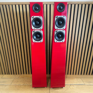 Ex-Display (Red Pair) Totem Tribe-Tower Floorstanding Speakers