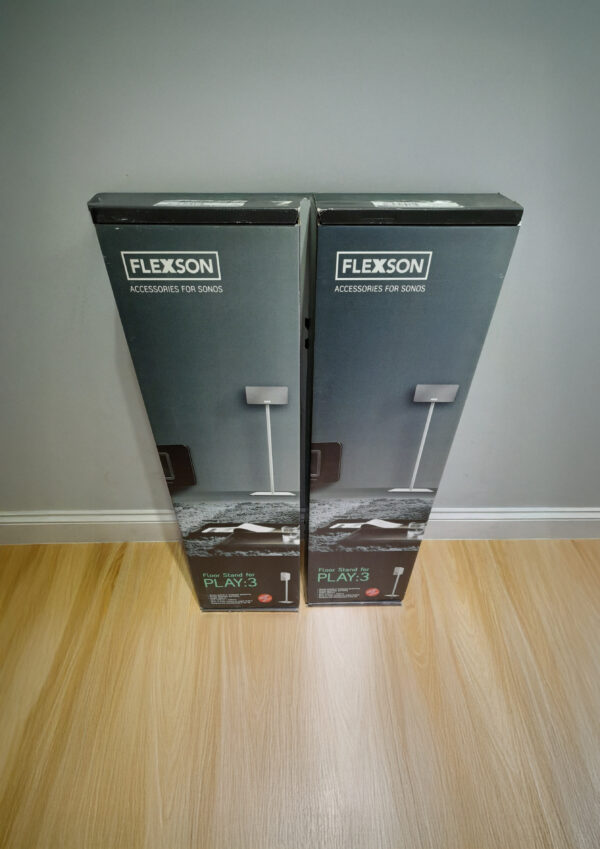 Flexson FLXP3FS1011 Pair Of White Floor Stands for Sonos Play 3 (Ex-display)