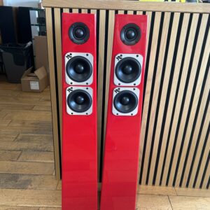 Ex-Display (Red Pair) Totem Tribe-Tower Floorstanding Speakers