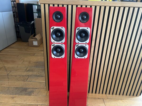 Ex-Display (Red Pair) Totem Tribe-Tower Floorstanding Speakers - Image 4