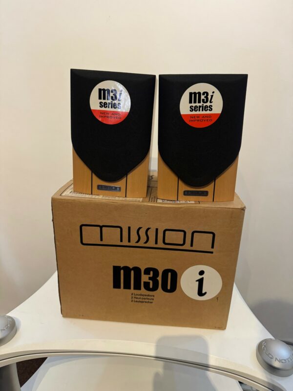 Mission M30i Bookshelf Speakers (Light Oak) - Image 2