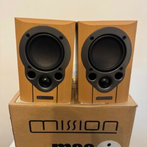 Mission M30i Bookshelf Speakers (Light Oak)