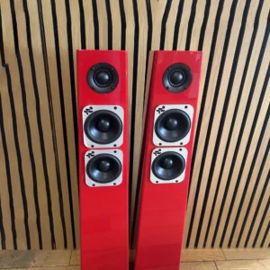 Ex-Display (Red Pair) Totem Tribe-Tower Floorstanding Speakers