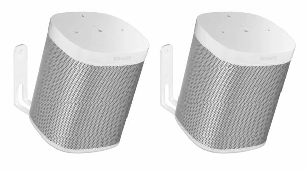 -Clearence Item- Flexson Sonos One Wall Mount Pair White- Compatible with One, SL, or Play 1 - Image 4