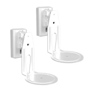 -Clearence Item- Flexson Sonos One Wall Mount Pair White- Compatible with One, SL, or Play 1