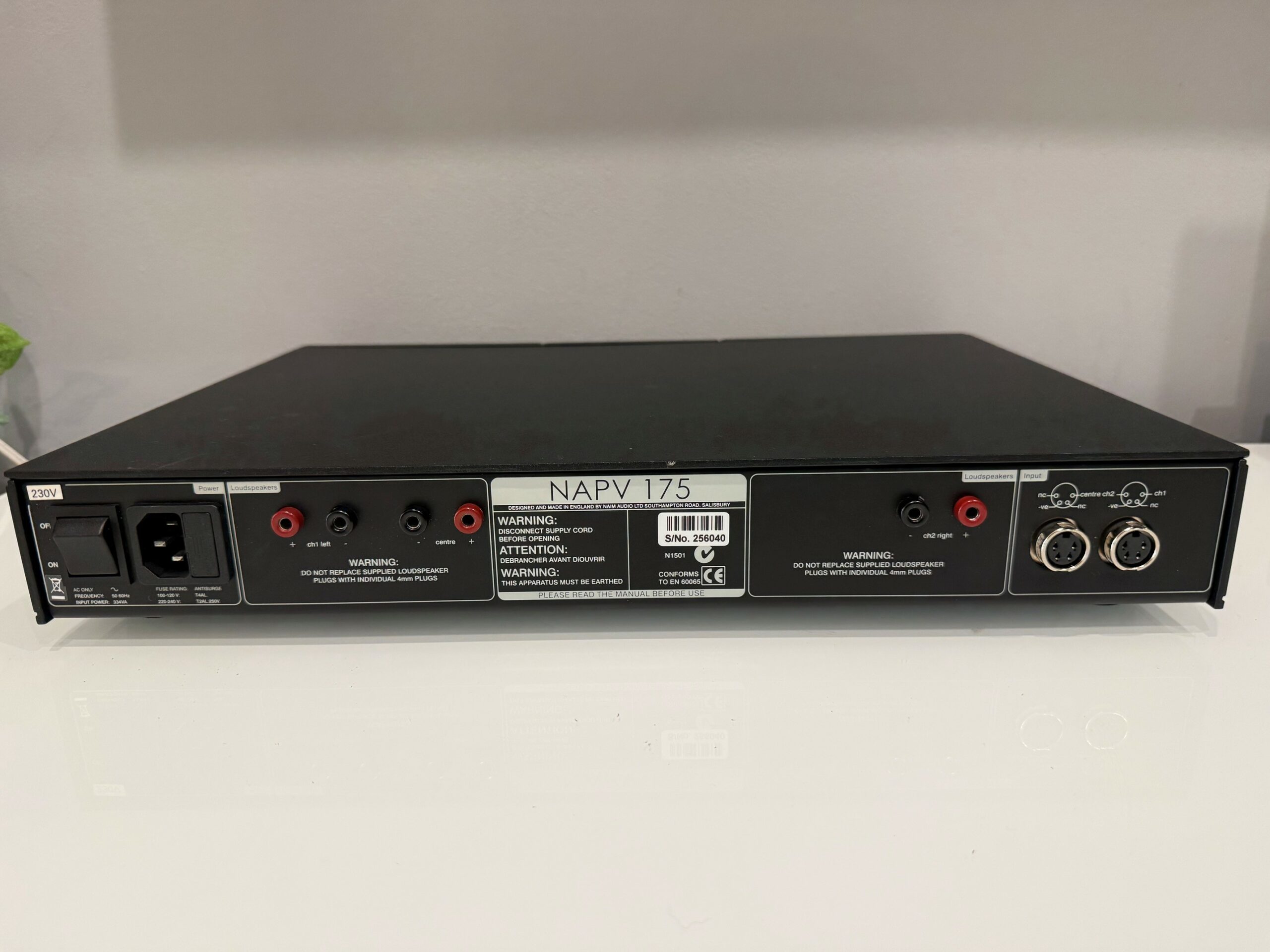 (Pre-Owned) Naim NAPV 175 3 Channel Amplifier - Image 2